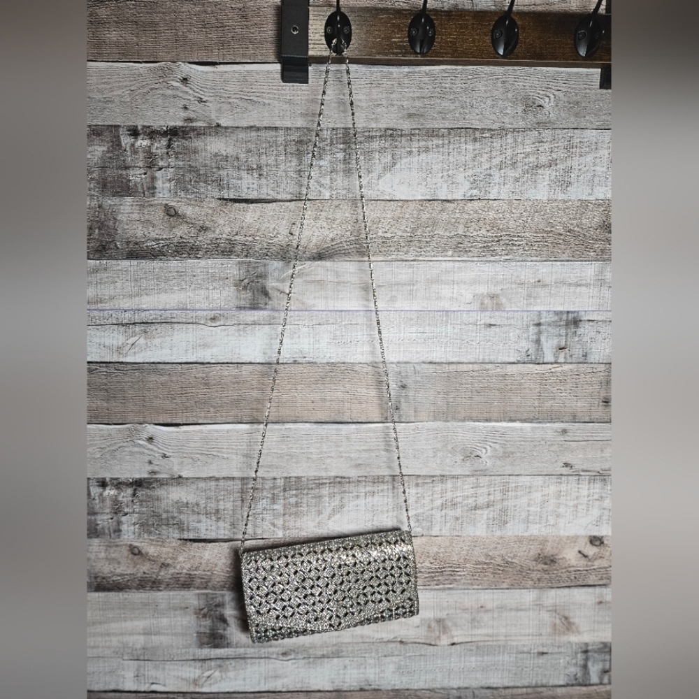 Evening Bag Silver Sparkle
